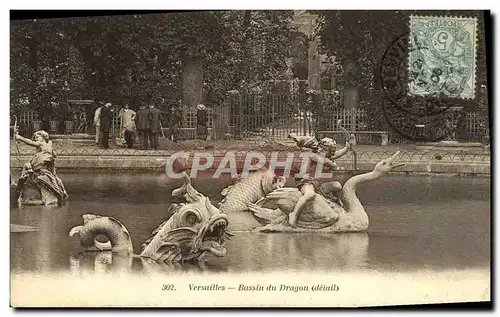 Cartes postales Versailles Bassin du Dragon