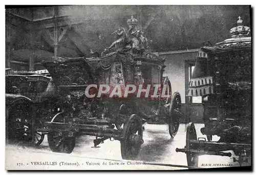 Ansichtskarte AK Versailles Voiture du Sacre De Charles X