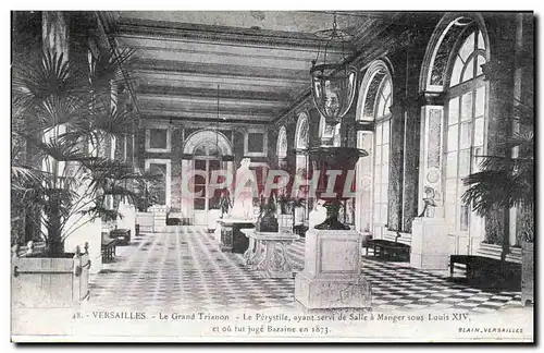 Cartes postales Versailles Le grand Trianon Le Perystile