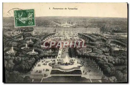 Cartes postales Versailles Panorama