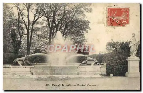 Cartes postales Versailles Parc de Combat d&#39animaux