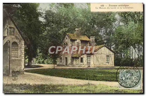 Cartes postales Versailles La maison du Garde et le Colombier