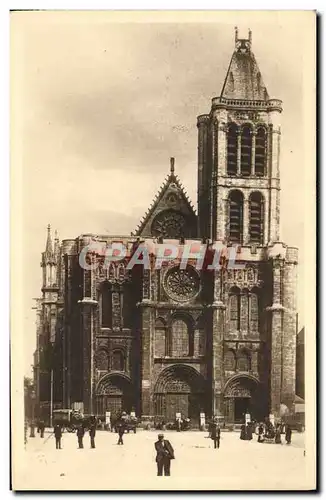 Cartes postales St Denis Eglise abbatiale Etat actuel