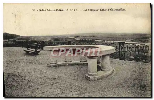 Cartes postales Saint Germain En Laye La Nouvelle Table D&#39Orientation