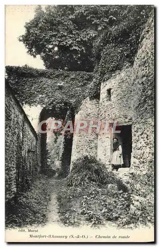 Cartes postales Montfort Amaury Chemin de Ronde