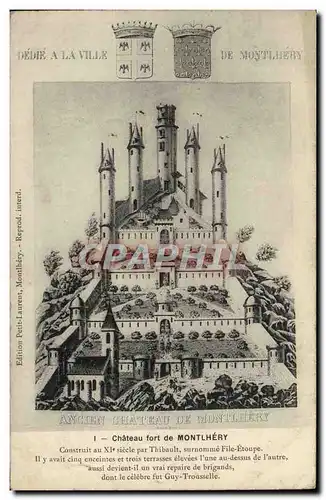 Cartes postales Montlhery Chateau Fort
