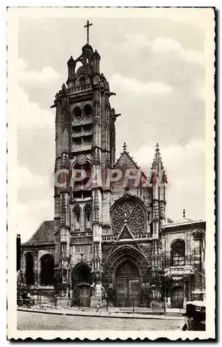 Moderne Karte Pontoise Eglise Saint Maclou