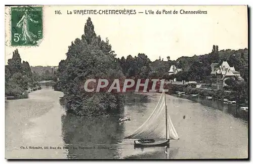 Cartes postales La Varenne Chennevieres L'lle du Pont de Chennevieres