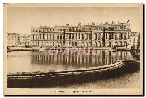 Ansichtskarte AK Versailles Facade sur le Parc