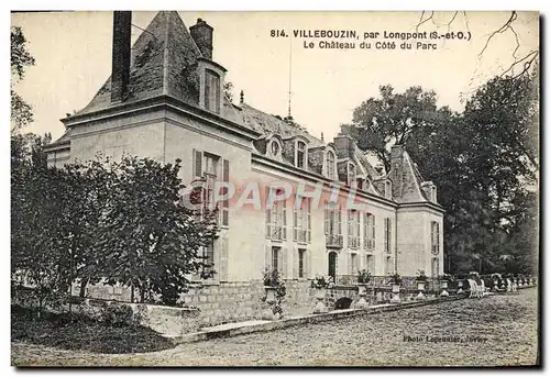 Ansichtskarte AK Villebouzin par Longpont Le Chateau du Cote du Parc