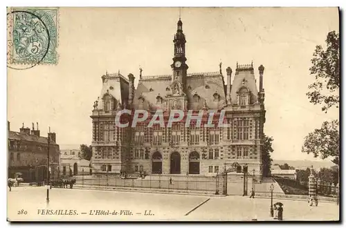 Cartes postales Versailles L&#39Hotel de Ville