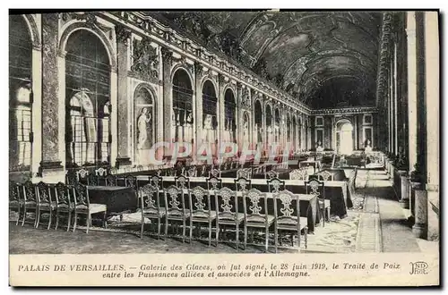 Cartes postales Palais de Versailles Galerie des Glaces