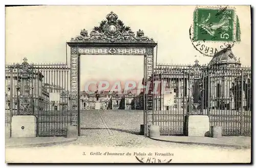 Cartes postales Grille d&#39honneur du Palais de Versailles