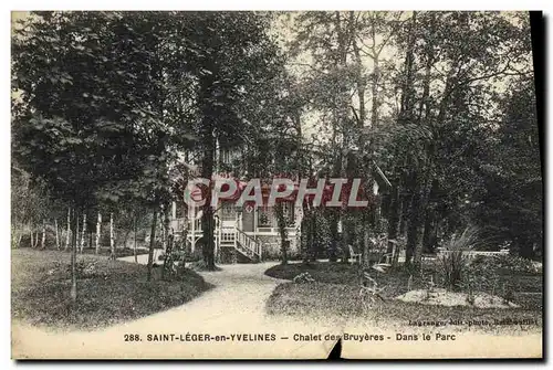 Ansichtskarte AK Saint Leger en Yvelines Chateau des Bruyeres Dans le Parc