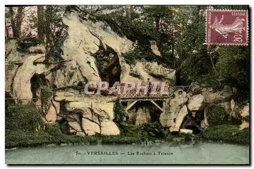 Cartes postales Versailles Les Rochers a Trianon