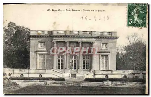 Cartes postales Versailles Petit Trianon Facade sur les Jardins