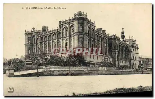 Cartes postales St Germain en Laye Le Chateau