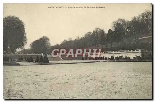 Ansichtskarte AK Saint Cloud Emplacement de l&#39ancien Chateau