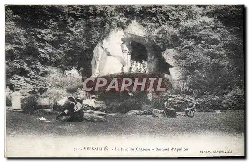 Ansichtskarte AK Versailles Le Parc du Chateau Bosquet d&#39Apollon