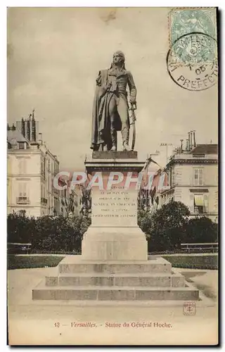 Cartes postales Versailles Statue du General Hoche