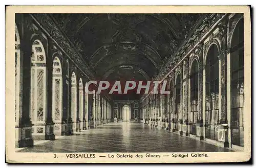 Cartes postales Versailles La Galerie des Glaces