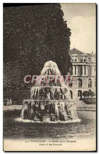 Ansichtskarte AK Versailles Le Bassin de la Pyramide