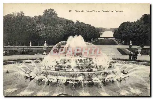 Cartes postales Parc de Versailles Bassin de Latone