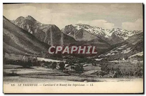 Cartes postales Le Thiervoz Curtillard et Massif des Sept Laux