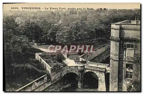 Cartes postales Vincennes Le Vieux Fort Sortie sur le Bois