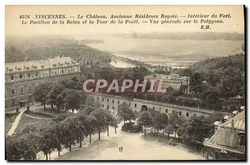 Cartes postales Vincennes Le Chateau Ancienne residence royale Interieur du fort