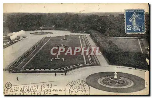 Cartes postales St Germain en Laye Vue Generale du parterre