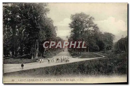 Cartes postales Saint Germain en Laye La Route des Loges Soldats