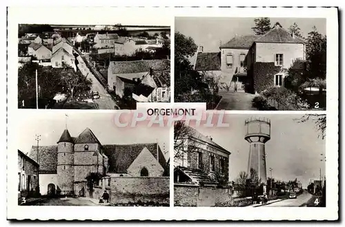 Cartes postales moderne Orgemont Panorama La roseraie L&#39eglise Mairie Ecole