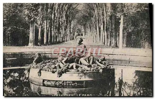 Cartes postales Versailles Le parc