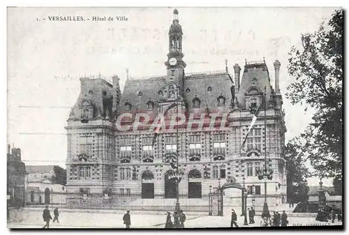 Cartes postales Versailles Hotel de Ville