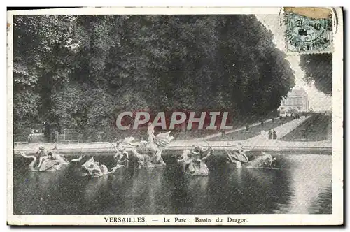Ansichtskarte AK Versailles Le Parc Bassin du Dragon