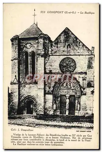 Cartes postales Longpont La Basilique