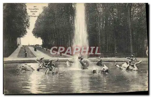 Cartes postales Versailles Bassin du Dragon