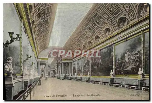 Cartes postales Palais de Versailles Le Galerie des Batailles