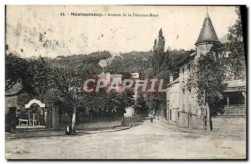 Cartes postales Montmorency Avenue de la Fontaine Rene