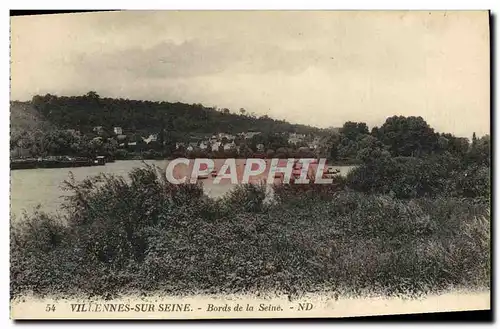 Cartes postales Villennes sur Seine Bords de la Seine