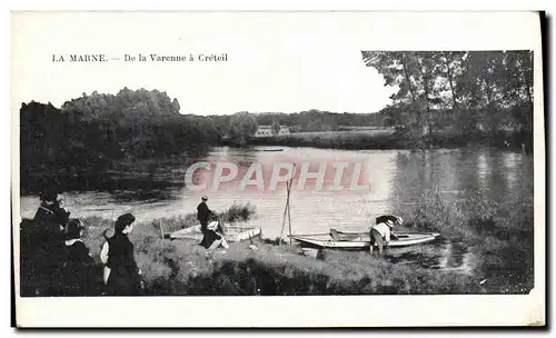 Ansichtskarte AK La Marne De la Varenne a Creteil