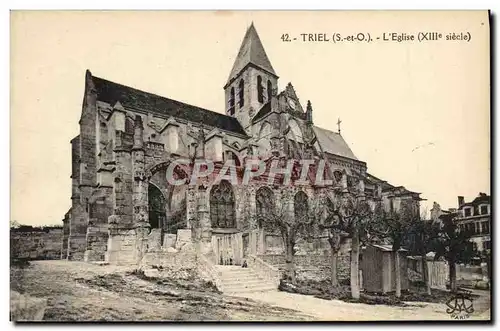 Cartes postales Triel L&#39Eglise