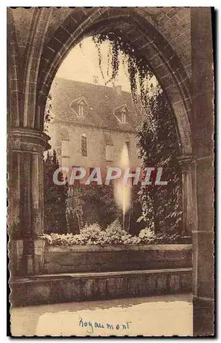 Cartes postales Abbaye de Royaumont Asnieres sur oise Le cloitre