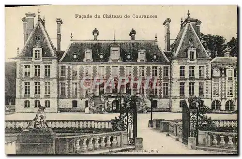 Cartes postales Facade du Chateau de Courances