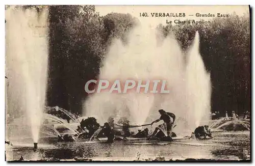 Ansichtskarte AK Versailles Grandes Eaux Le char d&#39Apollon