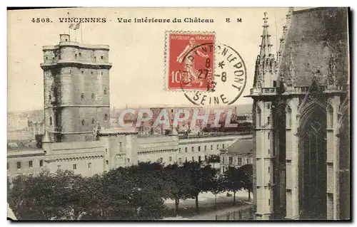 Cartes postales Vincennes Vue inetrieure du chateau