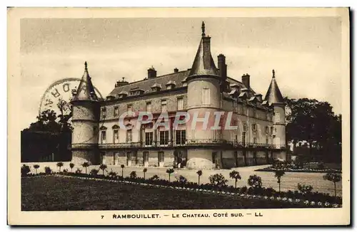 Ansichtskarte AK Rambouillet Le Chateau Cote Sud