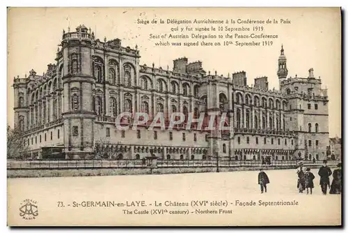 Cartes postales Saint Germain En Laye Le chateau Facade septentrionale