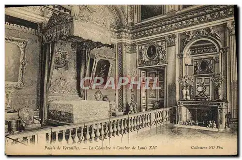 Cartes postales Palais De Versailles La Chambre A Coucher De Louis XIV